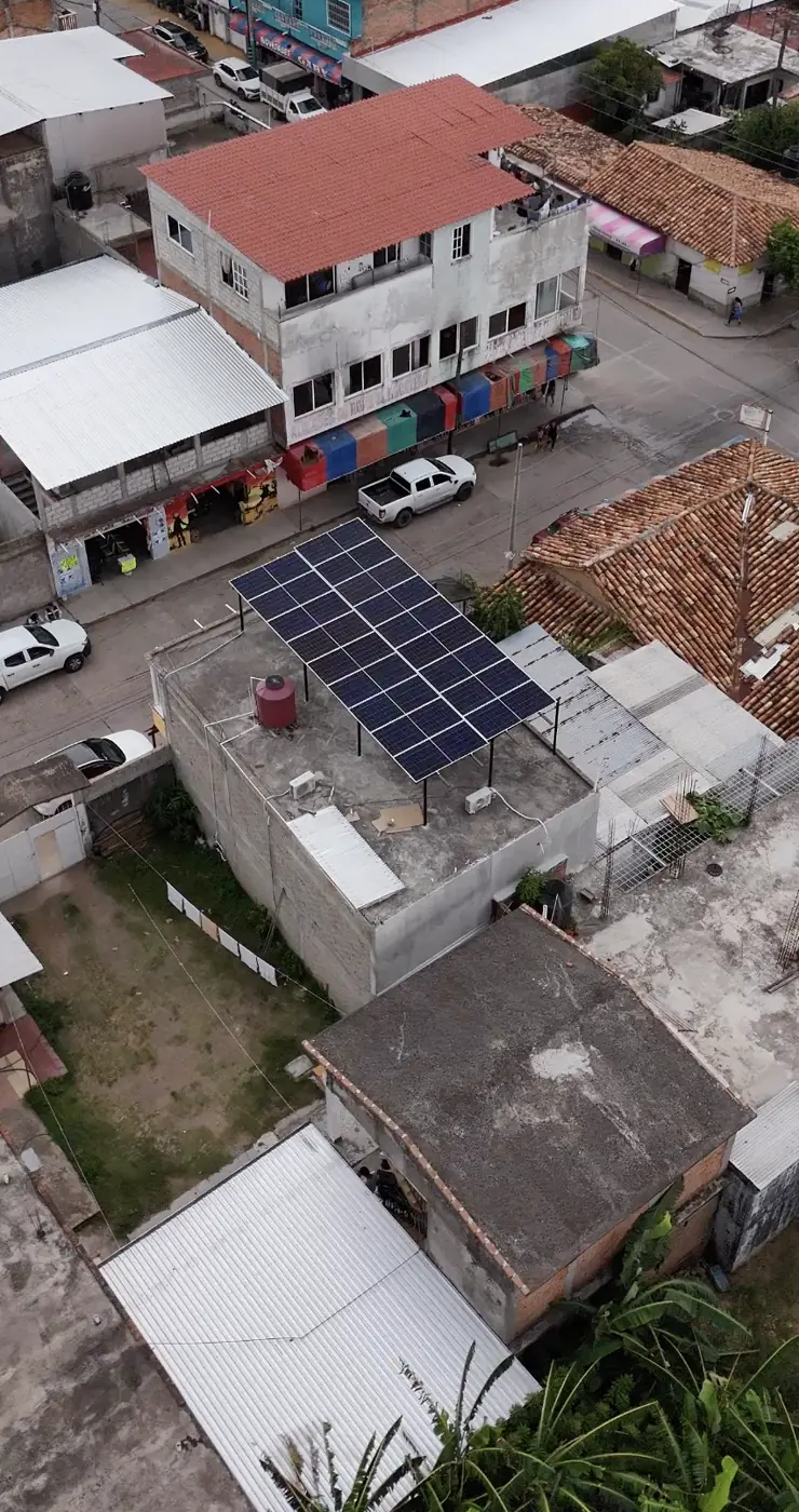 Instalación de paneles solares de Solartiva: Boutique en Jaltenango